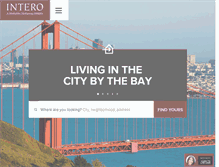 Tablet Screenshot of intero.com